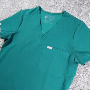 Figs Women’s Catarina One Pocket Scrub Top Green XS FW1000 PO 1328